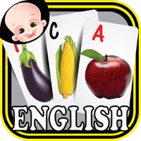 Enfants Fruits et légumes ABC Alphabets cartes flash pour la maternelle préscolaire garçons et filles pour PC
