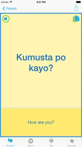 Game screenshot Tagalog/Filipino Phrasebook - Travel in the Philippines with ease hack