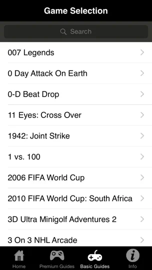 Capture d'écran de Cheats For XBox 360 Games - Including Complete Walkthroughs sur iPhone 2