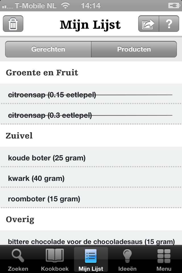 Boodschappen screenshot 4