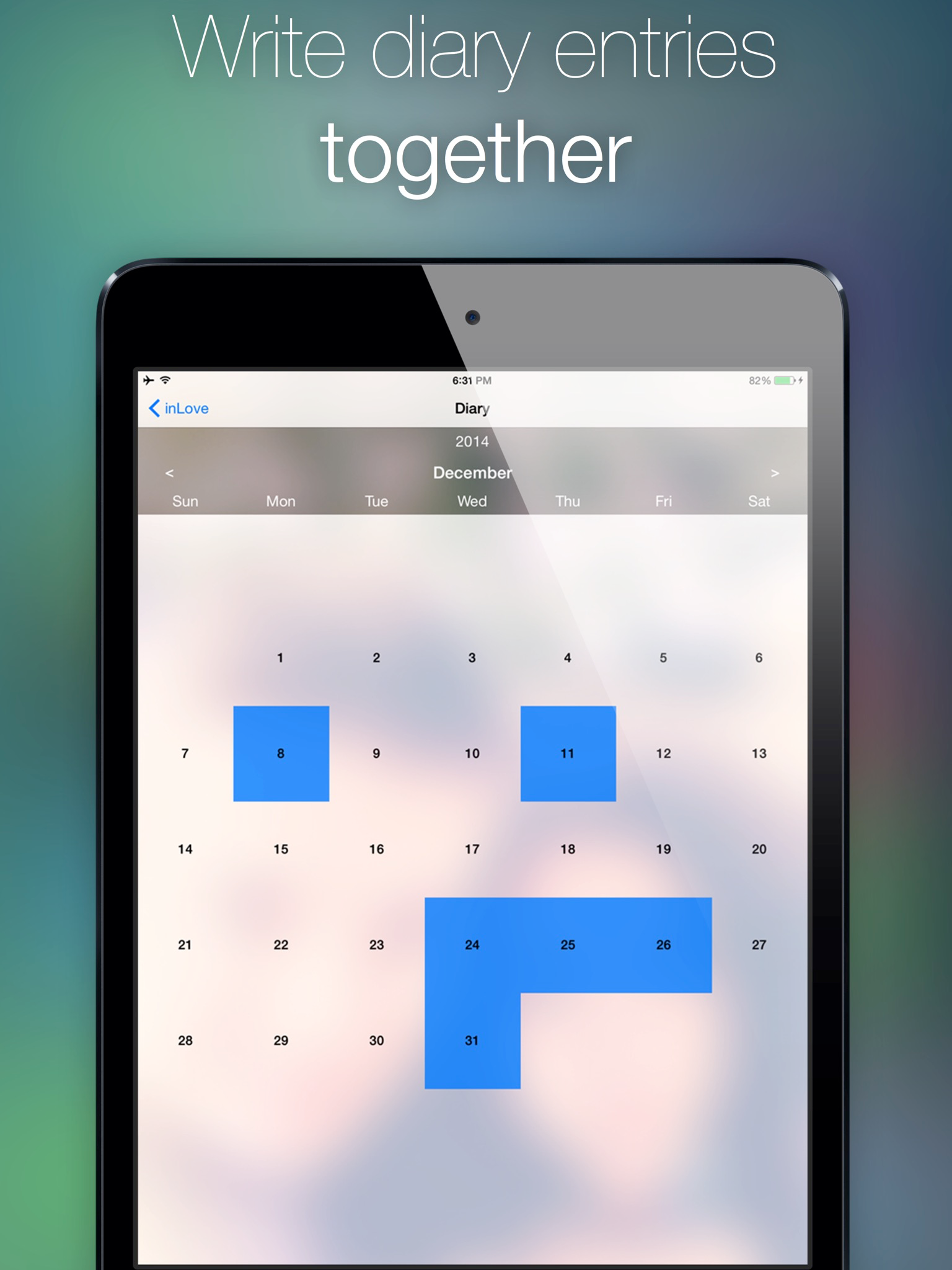 inLove - App for Two: Event Countdown, Diary, Private Chat, Date and Flirt for Couples in a Relationship & in Love
