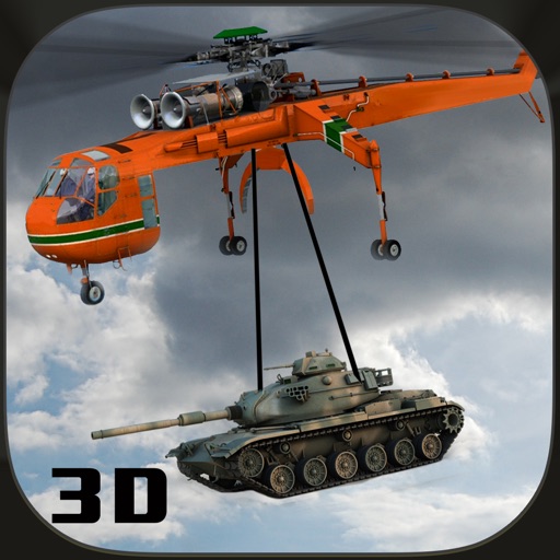 Sky Crane Helicopter Pilot Simulator 3D Icon