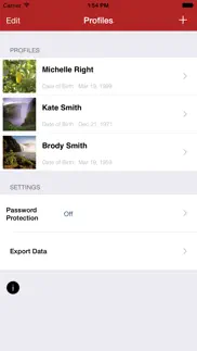 family medical history iphone screenshot 1