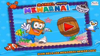 Marbel Mewarnai Hewan Lautのおすすめ画像1