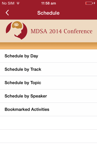 MDSA 2014 App screenshot 4