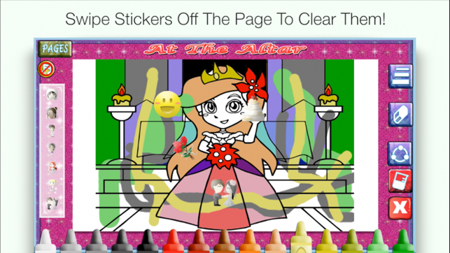 Princess Wedding Coloring World -  My Paint, Color and Draw (圖3)-速報App