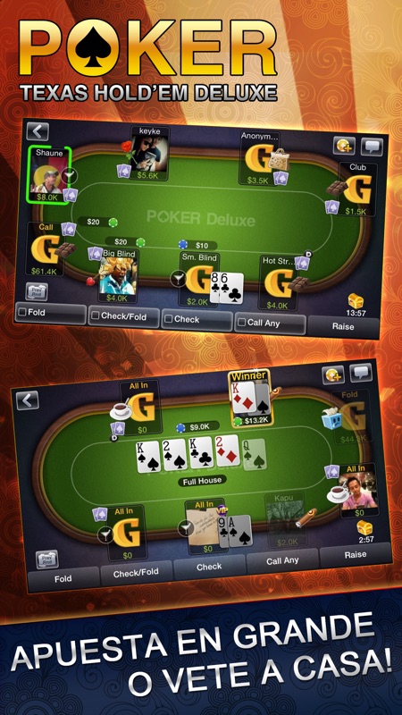 Texas HoldEm Poker Deluxe ES screenshot 2
