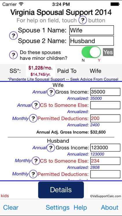 Virginia Spousal Support 2014