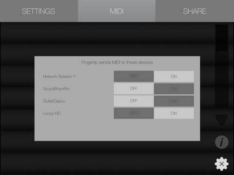 Fingertip MIDI HD - Virtual piano controller for PRO beat studio and music production. screenshot 3