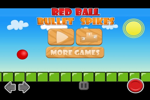 A Red Ball Bullet Escape! - Avoid Bouncing Spikesのおすすめ画像1