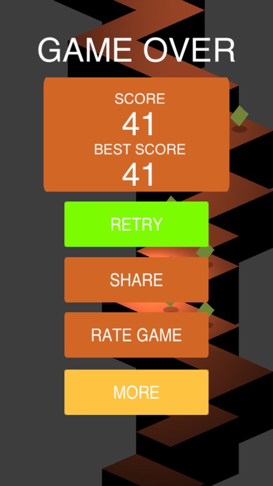 #5. Impossible Zig-Rush On The Go Endless Arcade Game (iOS) 由: Binex Solutions