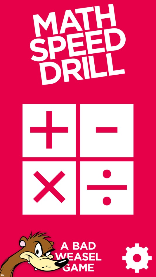 #5. Math Speed Drill (iOS) 由: Bad Weasel, LLC