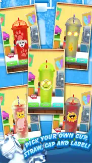 a frozen ice cream candy smoothie dessert food drink maker game iphone screenshot 2