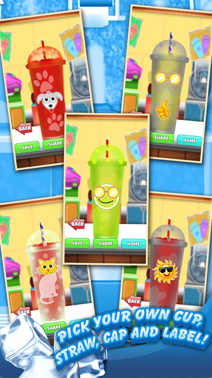A Frozen Ice Cream Candy Smoothie Dessert Food Drink Maker Game
