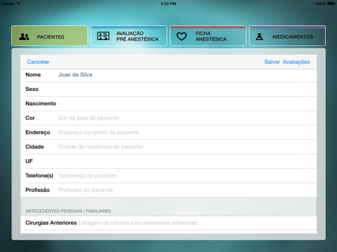 Ficha Anestésica screenshot 3