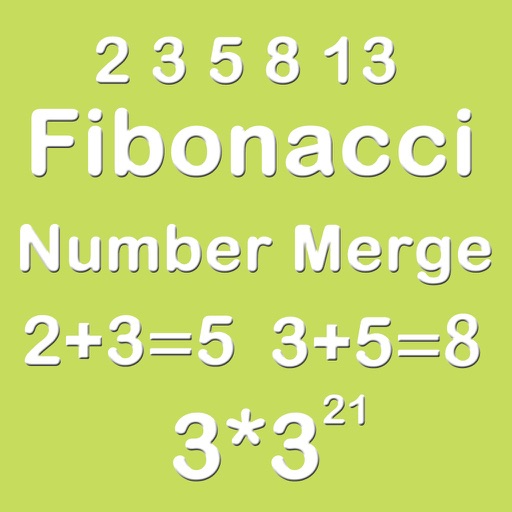 Number Merge Fibonacci 3X3 Icon