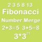 Number Merge Fibonacci 3X3