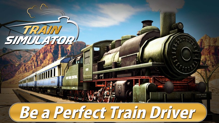 Real Train Driving Simulator 3D - Express Rail Driver Parking Simulation Game