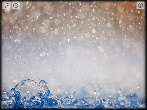 Rain Sounds FREE iPad screenshot 1 - Health & Fitness app