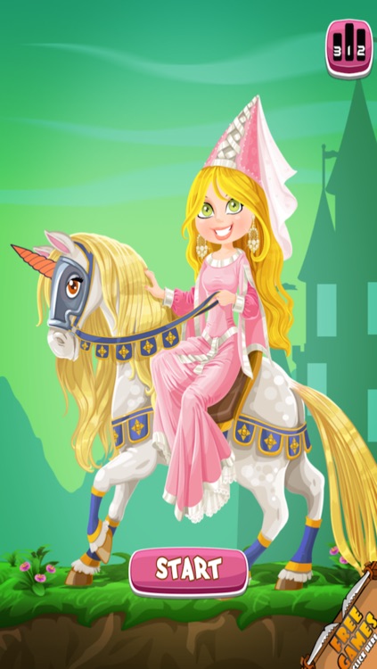 Unicorn Princess Rider - Extreme Fast Castle Runner Paid