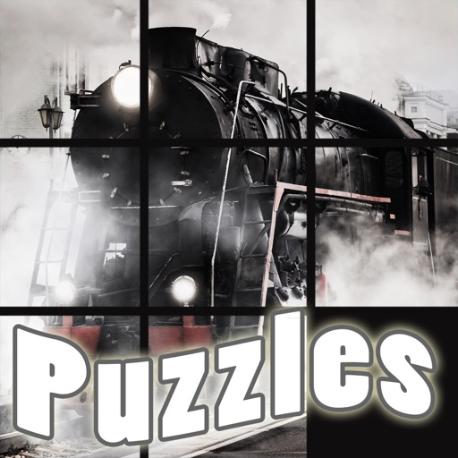 Awesome Trains and Planes Number Puzzle - Sliding photo tiles to complete the Photo FREE