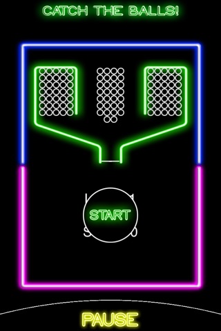 Neon Balls - Catch the balls in the cups screenshot 2