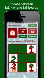 Screenshot of 12 Days Of Christmas - A 2048 Number Puzzle Game!