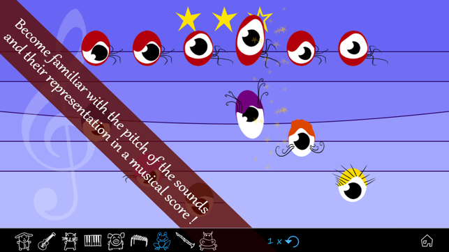 ‎LAMI find notes: Children's Ear Training ! Music for kids Screenshot