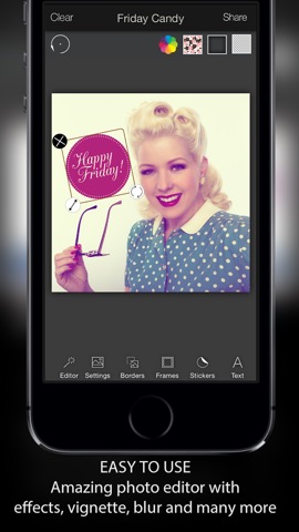 Friday Candy : 最良 ハッピー・フライデー & 幸せな週末 カメラ - 刺激的なステッカー、フレーム、クリエーティブにのおすすめ画像4
