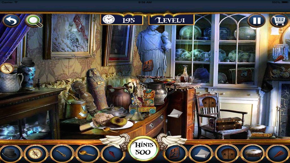Hidden Objects 100 levels unlimited fun (iOS) By: Hiren Patel Hidden Objects 100 levels unlimited fun (iOS) By: Hiren Patel