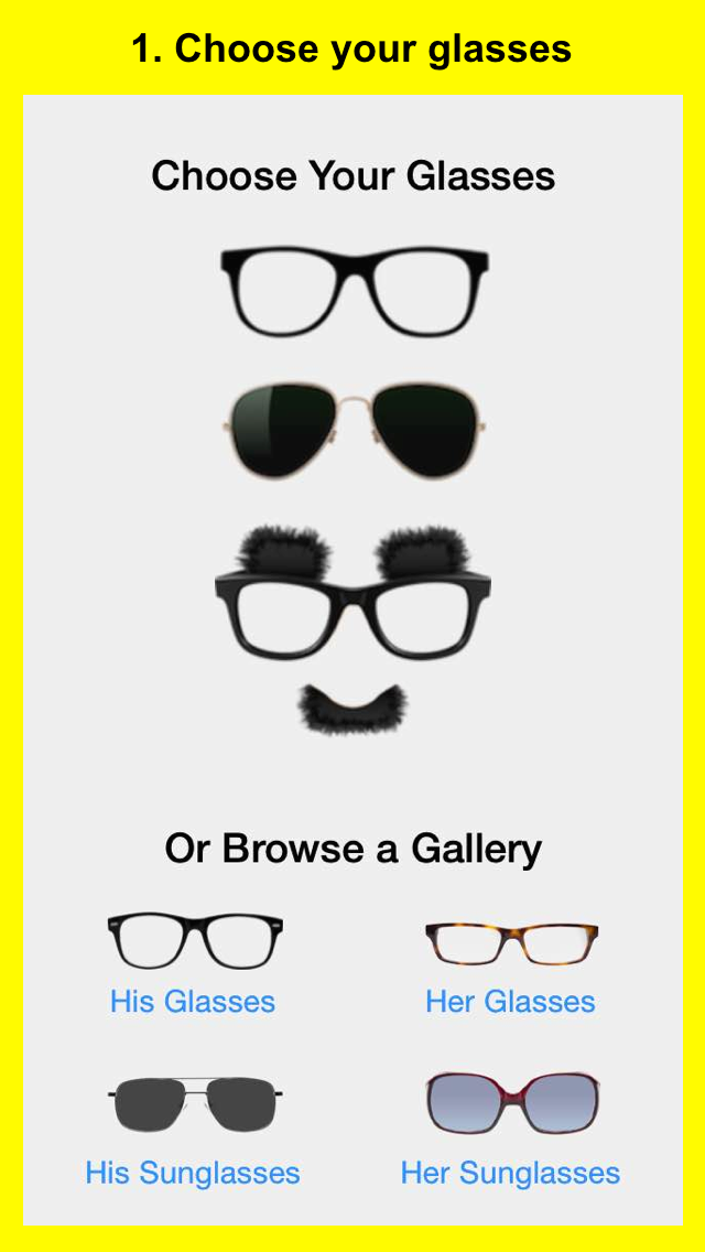 Glass Me - Selfies with Glasses