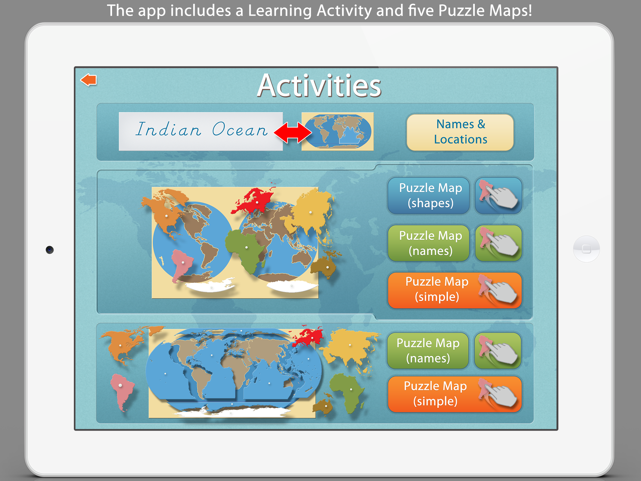 World Continents and Oceans - A Montessori Approach To Geography screenshot 6