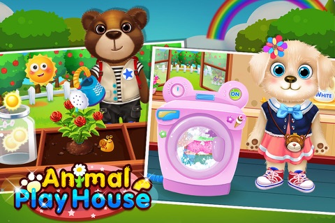 Kitty & Puppy Party House! - Animal Pet Kids Games screenshot 4