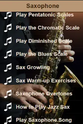 Game screenshot Saxophone Lessons - Learn To Play The Saxophone apk