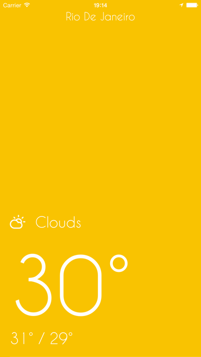Screenshot #3 pour iWeather - Minimal, simple, clean weather app
