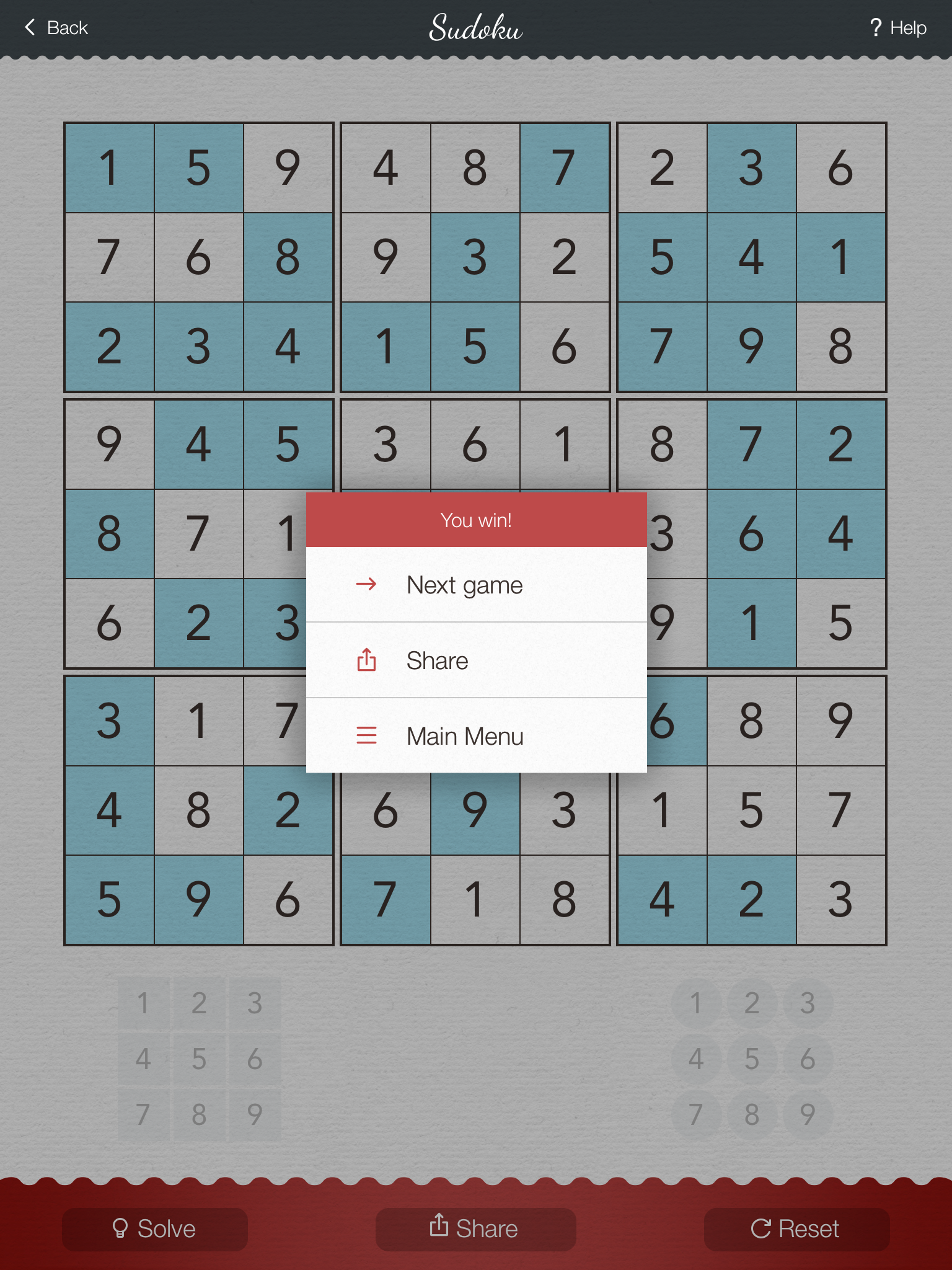 Sudoku New - fascinating board puzzle game for all ages screenshot 10