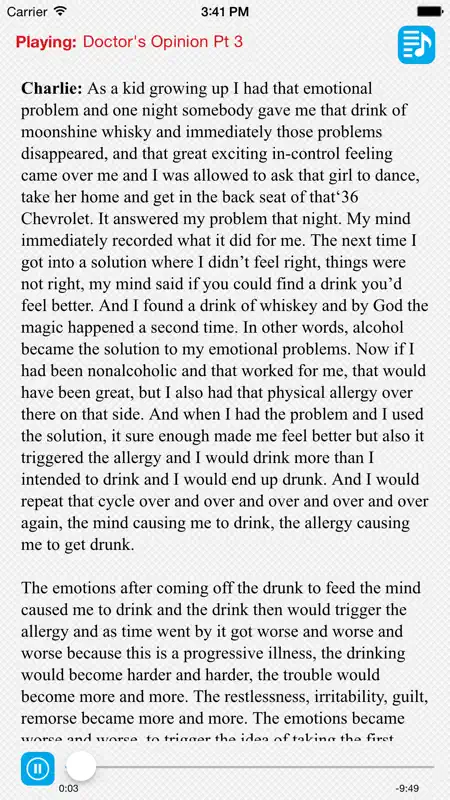Joe & Charlie Big Book Alcoholics Anonymous screenshot 3 of 5