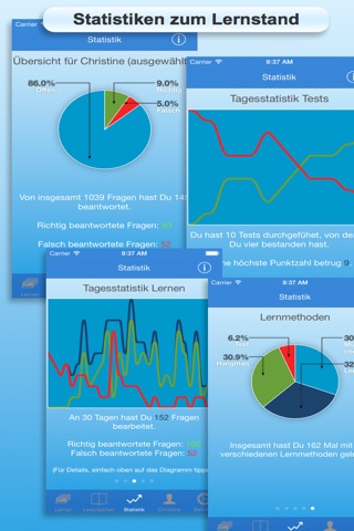 Italienisch 1 - Lernkarten in sechs Phasen Vokabeln lernen - Vokabeltrainer screenshot 3