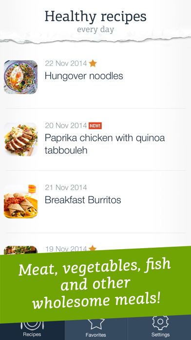 Screenshot #2 pour Healthy Recipes - quick and easy meals for a well-balanced diet