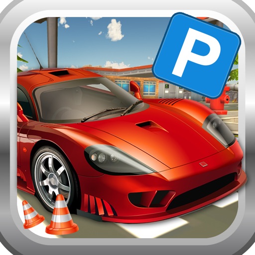 Town Car Parking Simulator 3D Icon