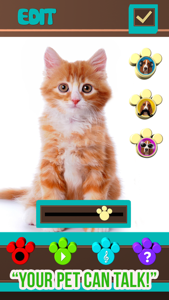 Screenshot #1 pour Mon Pet peut Parlez Vidéos - Parler virtuel jeu des animaux