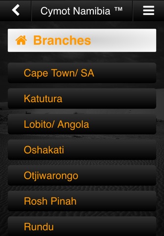 Cymot Specials Namibia screenshot 3