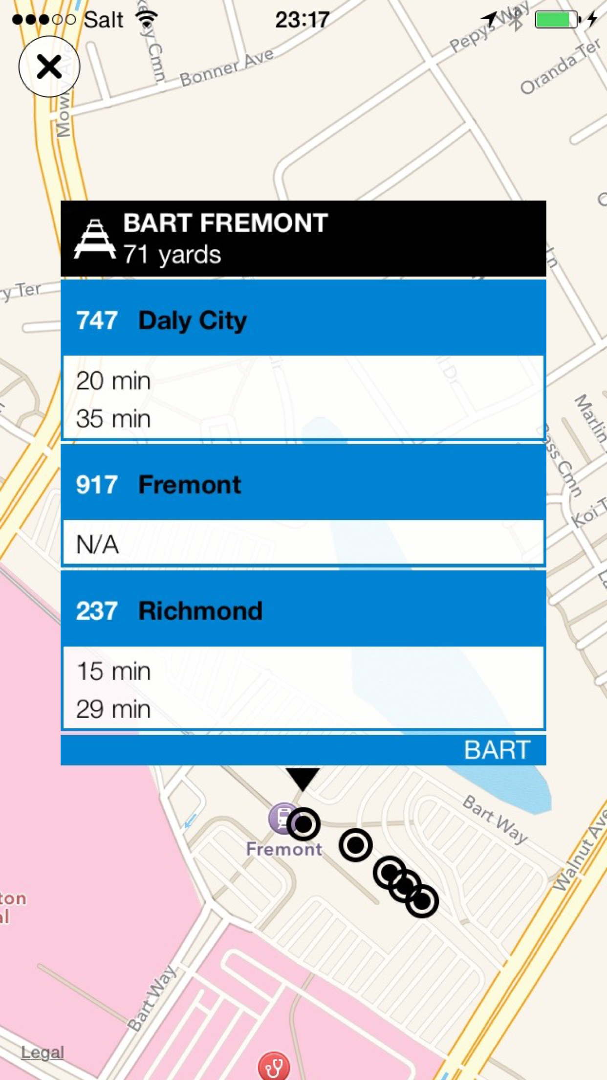 Departures SF Bay screenshot 4