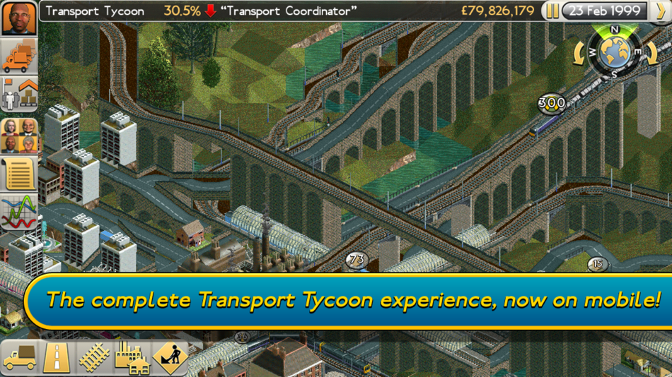 #1. Transport Tycoon Lite (iOS) โดย: Atari