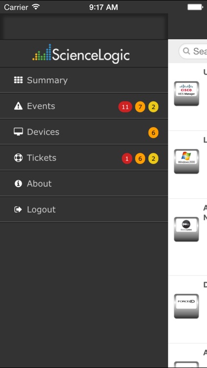ScienceLogic EM7 Mobile Access