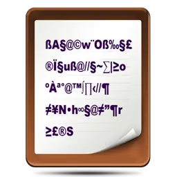 Corrupted Text Reader app icon