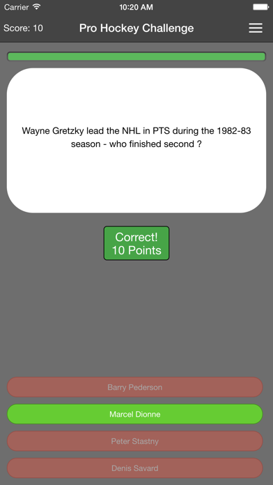 Screenshot #3 pour Pro Hockey Trivia