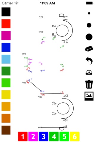 Connect the Dots Coloring Book for Toddlers: Learn to paint by numbers screenshot 2