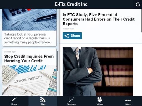 Screenshot #5 pour E-FIX CREDIT INC