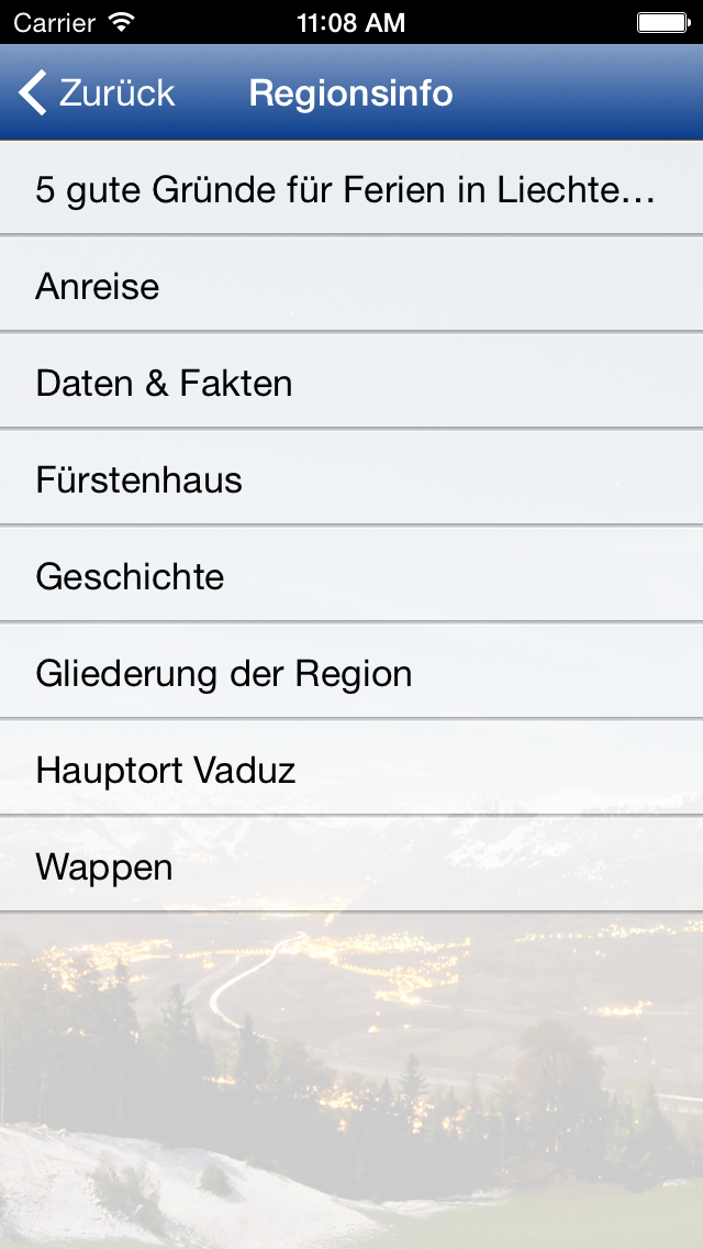 Screenshot #2 pour Liechtenstein App